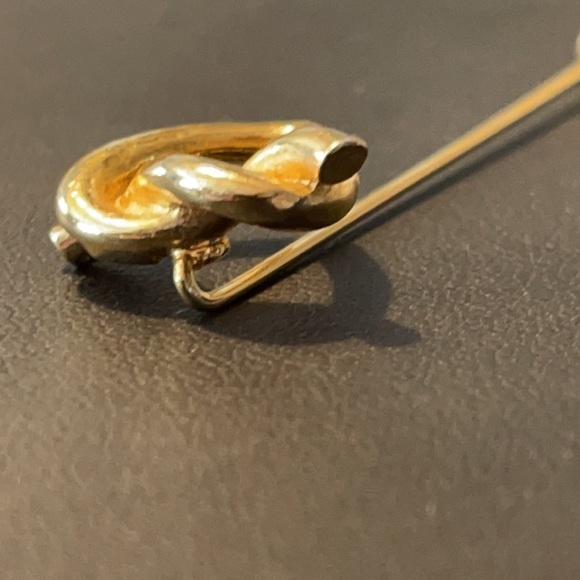 Vintage Mimi Di N Golden Heart Stick Pin - Picture 7 of 10